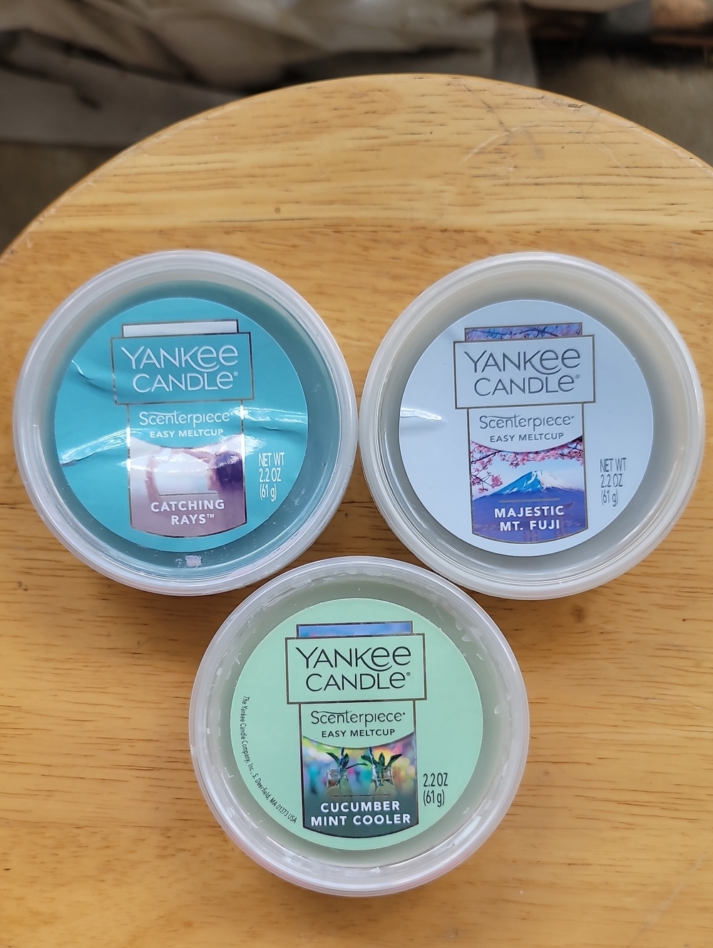 NWOT. Yankee Candle Scenterpiece Easy MeltCup Trio.